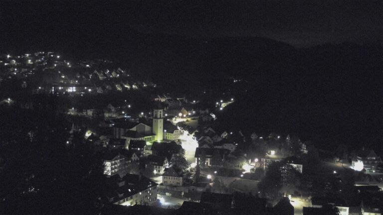 Dieses Bild zeigt eine Webcam-Aufnahme von Ottenhöfen, aufgenommen am Sonntag, den 11.10.2026 um 22:30 Uhr