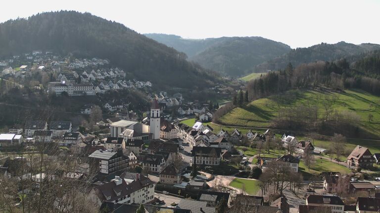 Dieses Bild zeigt eine Webcam-Aufnahme von Ottenhöfen, aufgenommen am Mittwoch, den 18.03.2026 um 09:40 Uhr