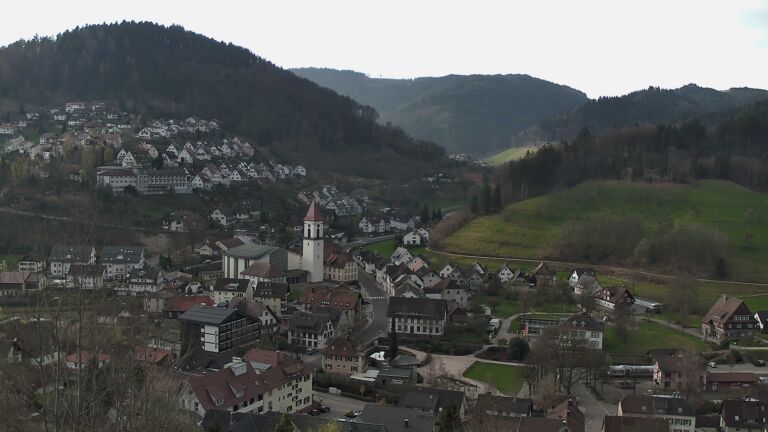 Dieses Bild zeigt eine Webcam-Aufnahme von Ottenhöfen, aufgenommen am Mittwoch, den 25.03.2026 um 08:00 Uhr