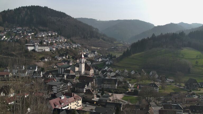 Dieses Bild zeigt eine Webcam-Aufnahme von Ottenhöfen, aufgenommen am Sonntag, den 08.03.2026 um 15:40 Uhr