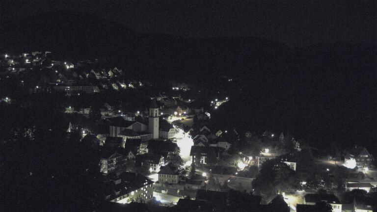 Dieses Bild zeigt eine Webcam-Aufnahme von Ottenhöfen, aufgenommen am Donnerstag, den 13.08.2026 um 04:00 Uhr