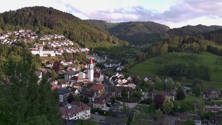 Dieses Bild zeigt eine Webcam-Aufnahme von Ottenhöfen, aufgenommen am Freitag, den 08.05.2026 um 20:00 Uhr