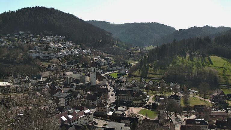 Dieses Bild zeigt eine Webcam-Aufnahme von Ottenhöfen, aufgenommen am Montag, den 02.03.2026 um 12:20 Uhr