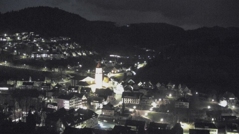 Dieses Bild zeigt eine Webcam-Aufnahme von Ottenhöfen, aufgenommen am Donnerstag, den 26.03.2026 um 19:50 Uhr