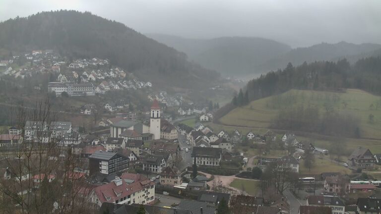 Dieses Bild zeigt eine Webcam-Aufnahme von Ottenhöfen, aufgenommen am Freitag, den 06.02.2026 um 12:30 Uhr