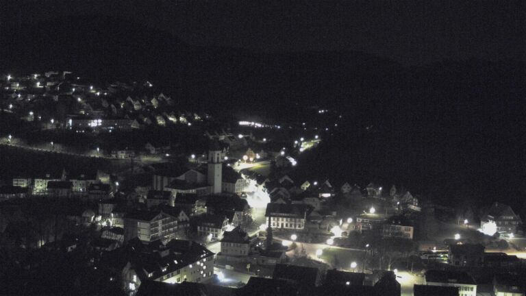 Dieses Bild zeigt eine Webcam-Aufnahme von Ottenhöfen, aufgenommen am Dienstag, den 24.03.2026 um 00:30 Uhr