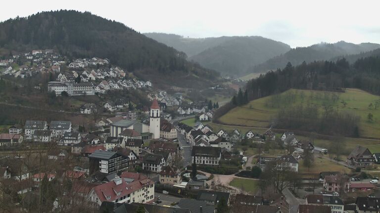 Dieses Bild zeigt eine Webcam-Aufnahme von Ottenhöfen, aufgenommen am Freitag, den 06.02.2026 um 10:00 Uhr