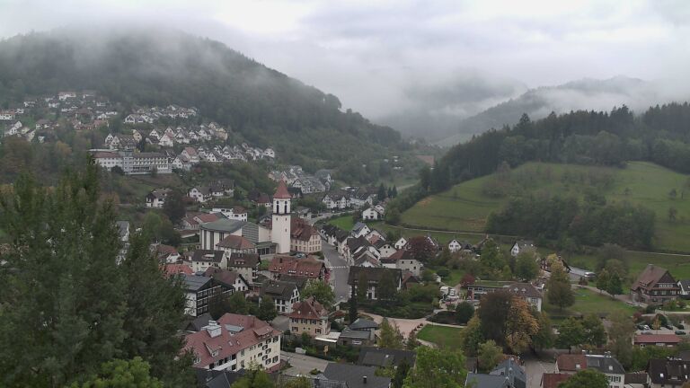 Dieses Bild zeigt eine Webcam-Aufnahme von Ottenhöfen, aufgenommen am Montag, den 19.10.2026 um 11:30 Uhr