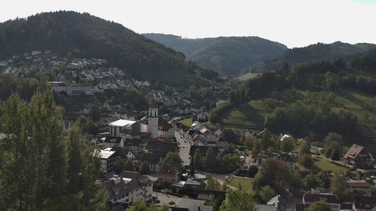Dieses Bild zeigt eine Webcam-Aufnahme von Ottenhöfen, aufgenommen am Mittwoch, den 07.10.2026 um 11:10 Uhr