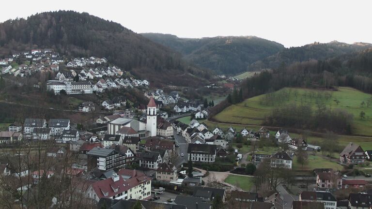 Dieses Bild zeigt eine Webcam-Aufnahme von Ottenhöfen, aufgenommen am Donnerstag, den 26.02.2026 um 07:50 Uhr