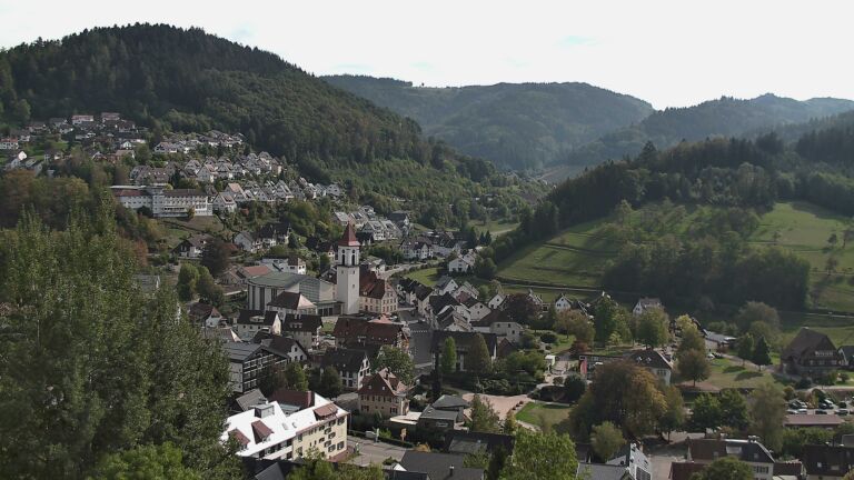 Dieses Bild zeigt eine Webcam-Aufnahme von Ottenhöfen, aufgenommen am Samstag, den 03.10.2026 um 14:50 Uhr