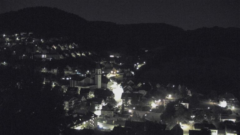 Dieses Bild zeigt eine Webcam-Aufnahme von Ottenhöfen, aufgenommen am Donnerstag, den 03.09.2026 um 03:00 Uhr