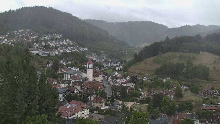 Dieses Bild zeigt eine Webcam-Aufnahme von Ottenhöfen, aufgenommen am Sonntag, den 30.08.2026 um 12:40 Uhr