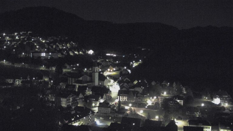 Dieses Bild zeigt eine Webcam-Aufnahme von Ottenhöfen, aufgenommen am Freitag, den 24.04.2026 um 00:00 Uhr