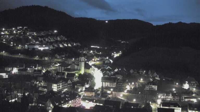 Dieses Bild zeigt eine Webcam-Aufnahme von Ottenhöfen, aufgenommen am Donnerstag, den 19.02.2026 um 06:40 Uhr