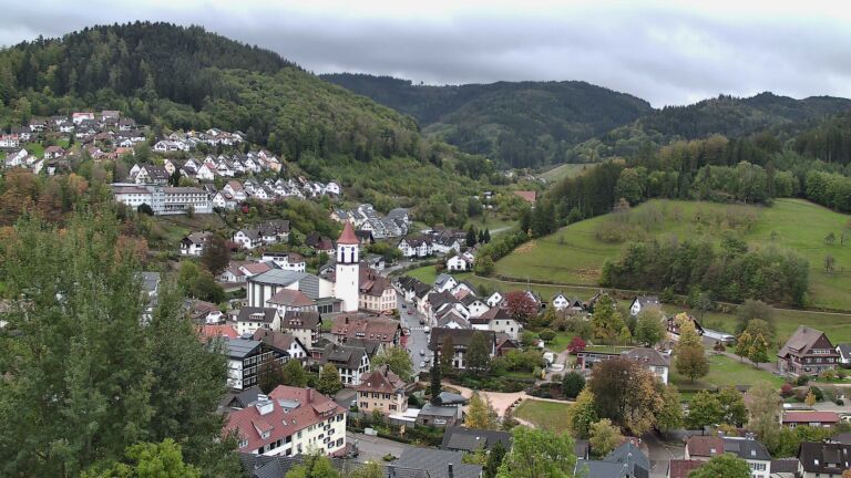 Dieses Bild zeigt eine Webcam-Aufnahme von Ottenhöfen, aufgenommen am Samstag, den 24.10.2026 um 10:40 Uhr