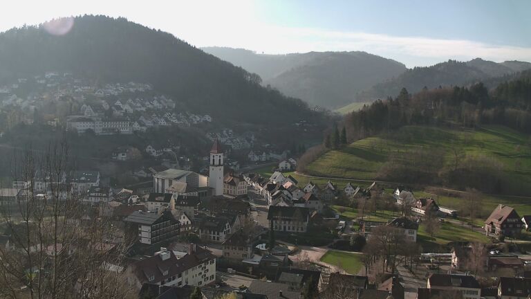 Dieses Bild zeigt eine Webcam-Aufnahme von Ottenhöfen, aufgenommen am Donnerstag, den 19.03.2026 um 08:40 Uhr