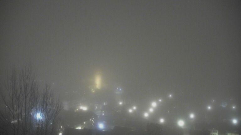 Dieses Bild zeigt eine Webcam-Aufnahme von Ottenhöfen, aufgenommen am Sonntag, den 08.02.2026 um 18:50 Uhr