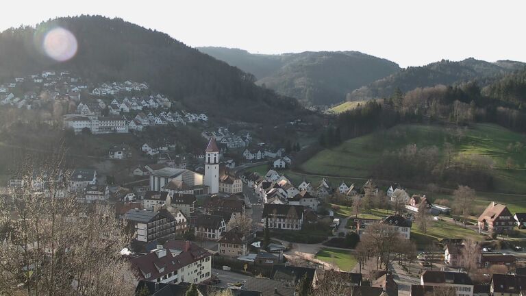 Dieses Bild zeigt eine Webcam-Aufnahme von Ottenhöfen, aufgenommen am Donnerstag, den 05.03.2026 um 08:40 Uhr