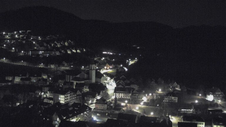 Dieses Bild zeigt eine Webcam-Aufnahme von Ottenhöfen, aufgenommen am Mittwoch, den 18.02.2026 um 04:30 Uhr