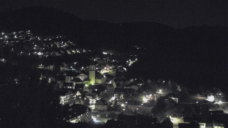 Dieses Bild zeigt eine Webcam-Aufnahme von Ottenhöfen, aufgenommen am Freitag, den 11.09.2026 um 22:30 Uhr