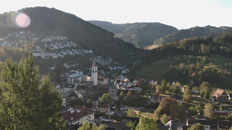 Dieses Bild zeigt eine Webcam-Aufnahme von Ottenhöfen, aufgenommen am Dienstag, den 06.10.2026 um 09:10 Uhr