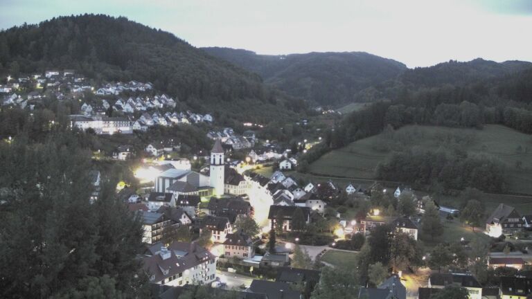 Dieses Bild zeigt eine Webcam-Aufnahme von Ottenhöfen, aufgenommen am Donnerstag, den 22.10.2026 um 07:20 Uhr