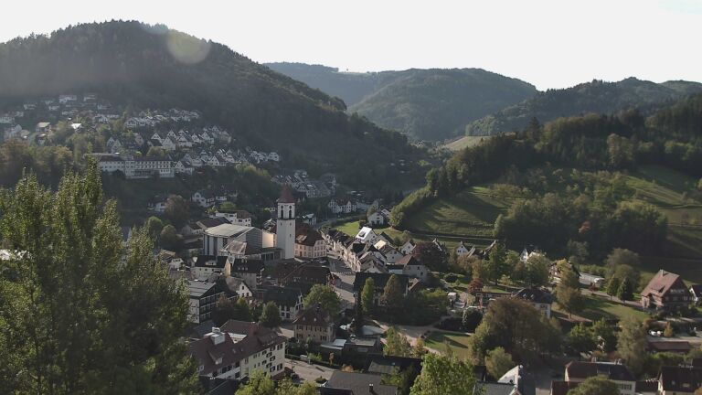 Dieses Bild zeigt eine Webcam-Aufnahme von Ottenhöfen, aufgenommen am Mittwoch, den 07.10.2026 um 10:10 Uhr