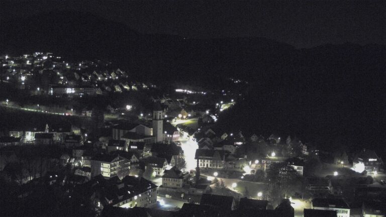 Dieses Bild zeigt eine Webcam-Aufnahme von Ottenhöfen, aufgenommen am Freitag, den 17.04.2026 um 23:00 Uhr