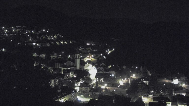 Dieses Bild zeigt eine Webcam-Aufnahme von Ottenhöfen, aufgenommen am Montag, den 20.07.2026 um 01:00 Uhr