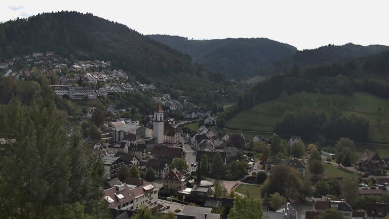 Dieses Bild zeigt eine Webcam-Aufnahme von Ottenhöfen, aufgenommen am Mittwoch, den 07.10.2026 um 12:40 Uhr