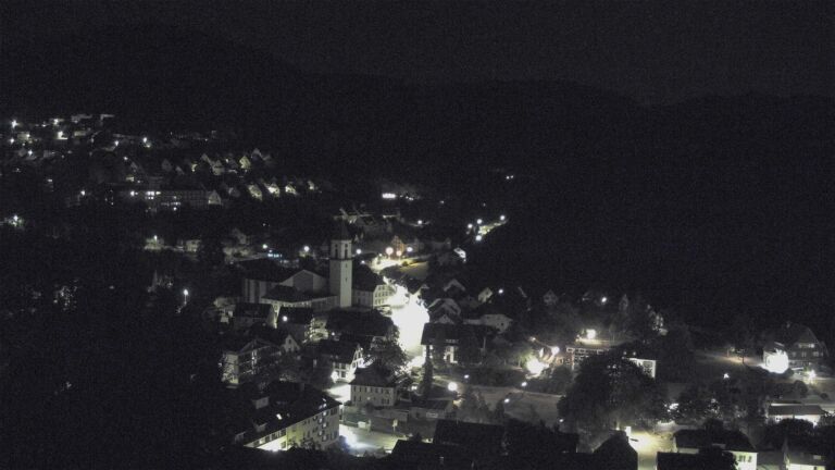 Dieses Bild zeigt eine Webcam-Aufnahme von Ottenhöfen, aufgenommen am Sonntag, den 16.08.2026 um 04:00 Uhr