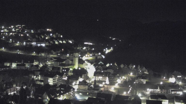 Dieses Bild zeigt eine Webcam-Aufnahme von Ottenhöfen, aufgenommen am Donnerstag, den 25.12.2025 um 06:30 Uhr