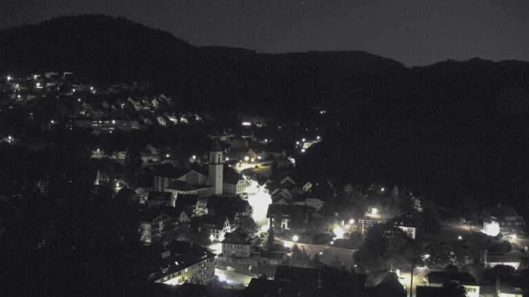 Dieses Bild zeigt eine Webcam-Aufnahme von Ottenhöfen, aufgenommen am Dienstag, den 28.07.2026 um 03:00 Uhr