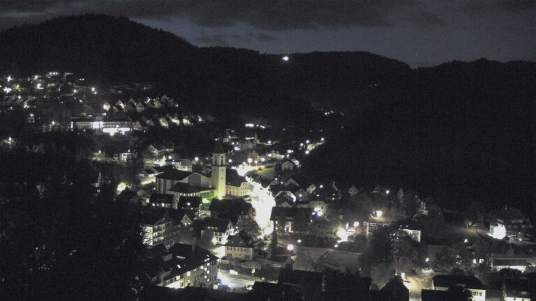Dieses Bild zeigt eine Webcam-Aufnahme von Ottenhöfen, aufgenommen am Donnerstag, den 22.10.2026 um 06:50 Uhr