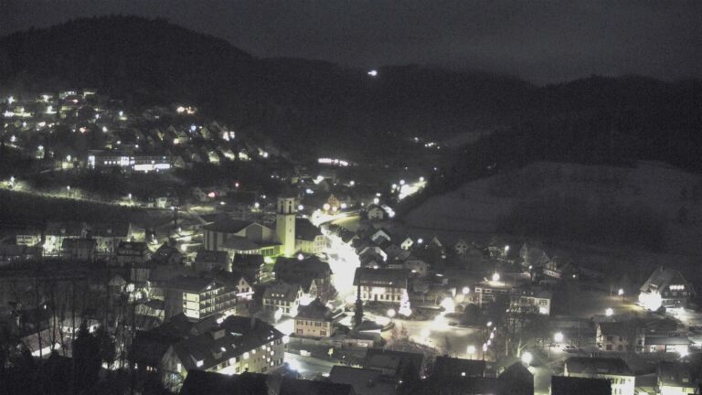 Dieses Bild zeigt eine Webcam-Aufnahme von Ottenhöfen, aufgenommen am Dienstag, den 30.12.2025 um 07:10 Uhr