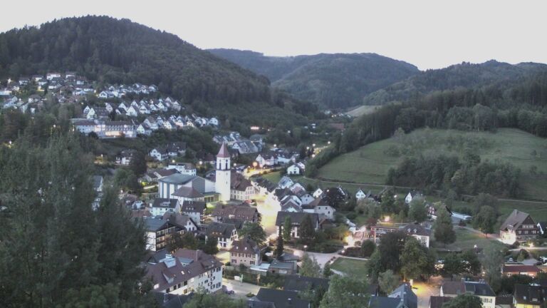 Dieses Bild zeigt eine Webcam-Aufnahme von Ottenhöfen, aufgenommen am Sonntag, den 20.09.2026 um 06:40 Uhr