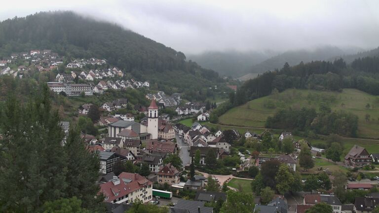 Dieses Bild zeigt eine Webcam-Aufnahme von Ottenhöfen, aufgenommen am Mittwoch, den 16.09.2026 um 10:50 Uhr