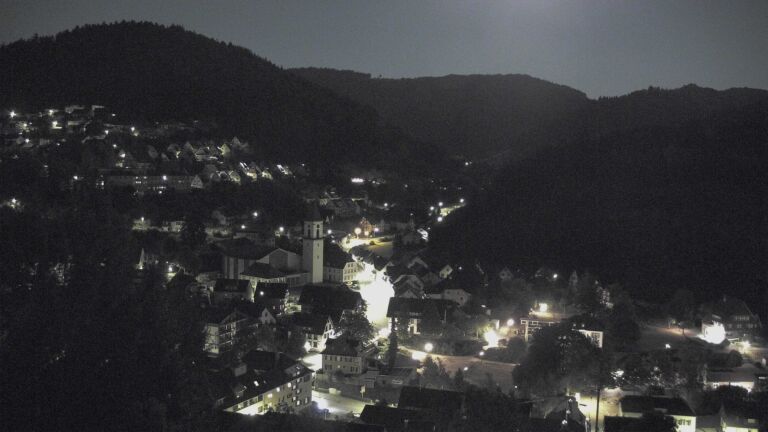 Dieses Bild zeigt eine Webcam-Aufnahme von Ottenhöfen, aufgenommen am Mittwoch, den 29.07.2026 um 00:30 Uhr
