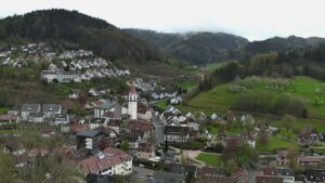 Dieses Bild zeigt eine Webcam-Aufnahme von Ottenhöfen, aufgenommen am Sonntag, den 12.04.2026 um 12:40 Uhr