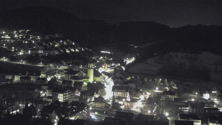Dieses Bild zeigt eine Webcam-Aufnahme von Ottenhöfen, aufgenommen am Freitag, den 09.01.2026 um 05:30 Uhr