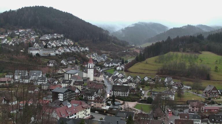 Dieses Bild zeigt eine Webcam-Aufnahme von Ottenhöfen, aufgenommen am Dienstag, den 24.02.2026 um 07:30 Uhr