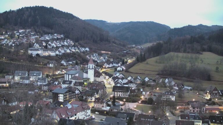 Dieses Bild zeigt eine Webcam-Aufnahme von Ottenhöfen, aufgenommen am Montag, den 09.02.2026 um 07:20 Uhr