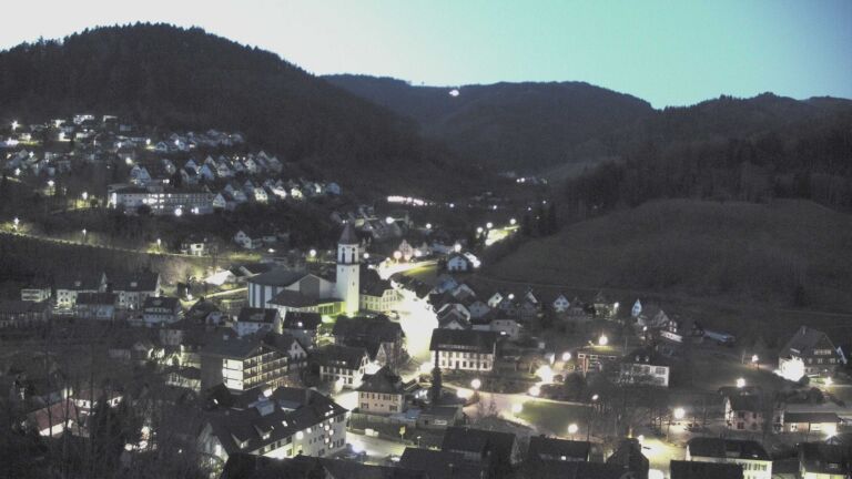 Dieses Bild zeigt eine Webcam-Aufnahme von Ottenhöfen, aufgenommen am Mittwoch, den 18.03.2026 um 05:50 Uhr