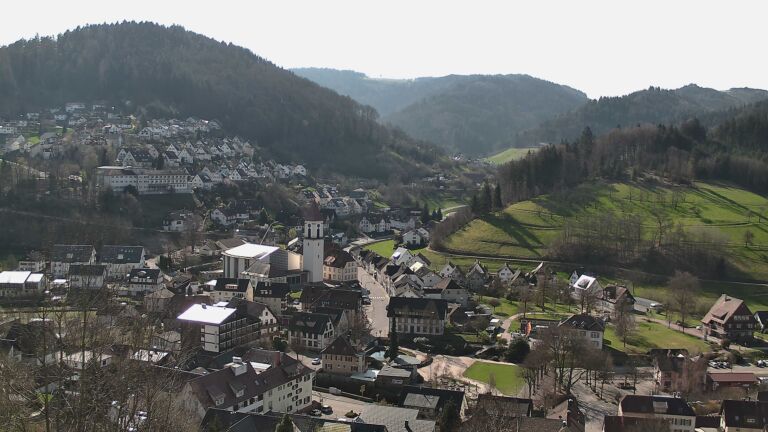 Dieses Bild zeigt eine Webcam-Aufnahme von Ottenhöfen, aufgenommen am Mittwoch, den 18.03.2026 um 10:20 Uhr