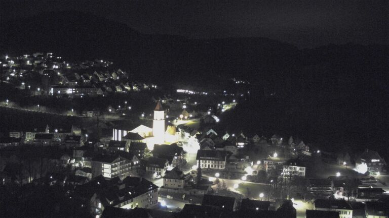 Dieses Bild zeigt eine Webcam-Aufnahme von Ottenhöfen, aufgenommen am Freitag, den 03.04.2026 um 22:30 Uhr