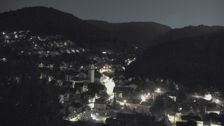 Dieses Bild zeigt eine Webcam-Aufnahme von Ottenhöfen, aufgenommen am Mittwoch, den 29.07.2026 um 02:00 Uhr