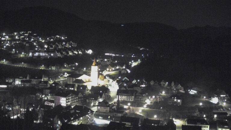 Dieses Bild zeigt eine Webcam-Aufnahme von Ottenhöfen, aufgenommen am Dienstag, den 17.03.2026 um 20:00 Uhr