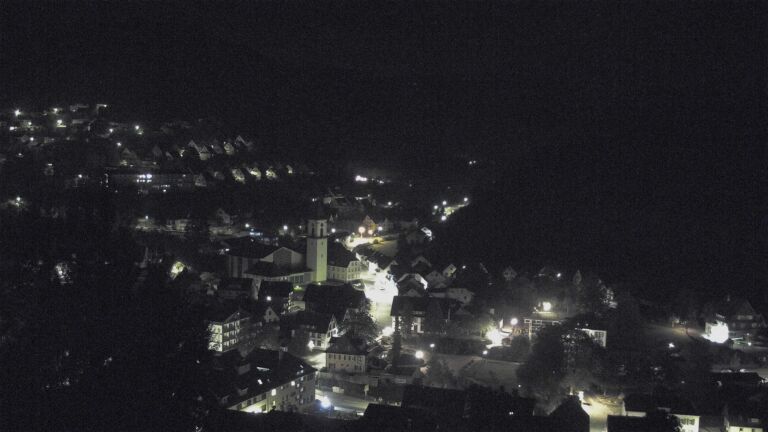 Dieses Bild zeigt eine Webcam-Aufnahme von Ottenhöfen, aufgenommen am Freitag, den 09.10.2026 um 05:00 Uhr