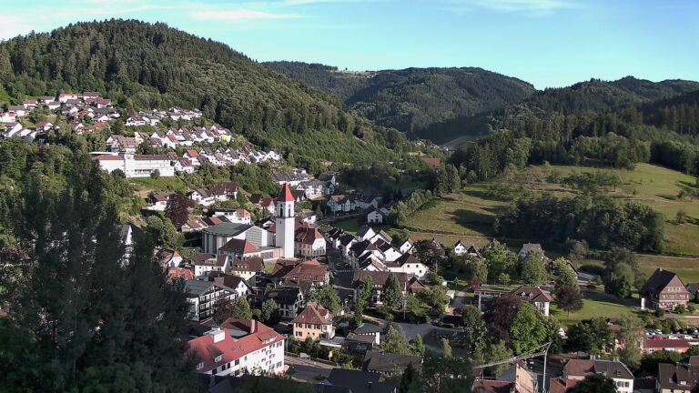 Dieses Bild zeigt eine Webcam-Aufnahme von Ottenhöfen, aufgenommen am Freitag, den 03.07.2026 um 19:50 Uhr